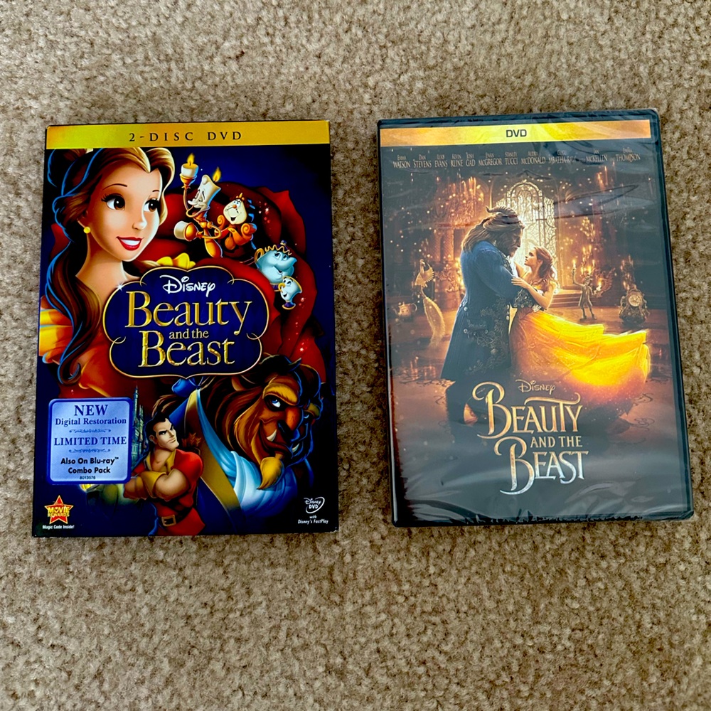 2 Beauty and the Beast DVDs